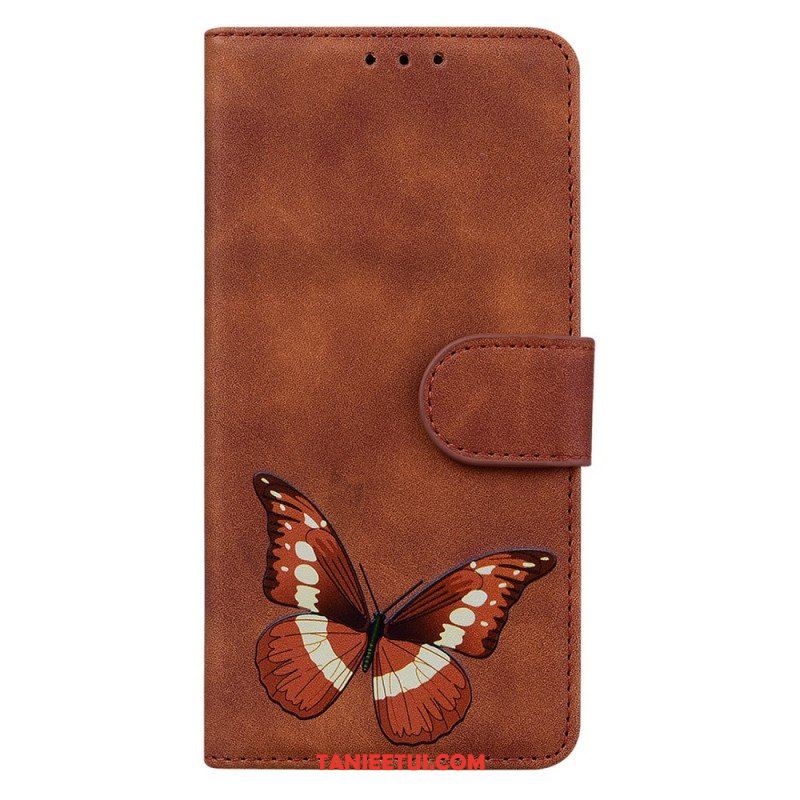 Etui Folio do Xiaomi Redmi Note 12 5G Projekt Motyla