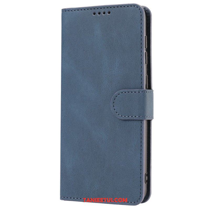 Etui Folio do Xiaomi Redmi Note 12 5G z Łańcuch Paski W Stylu Retro