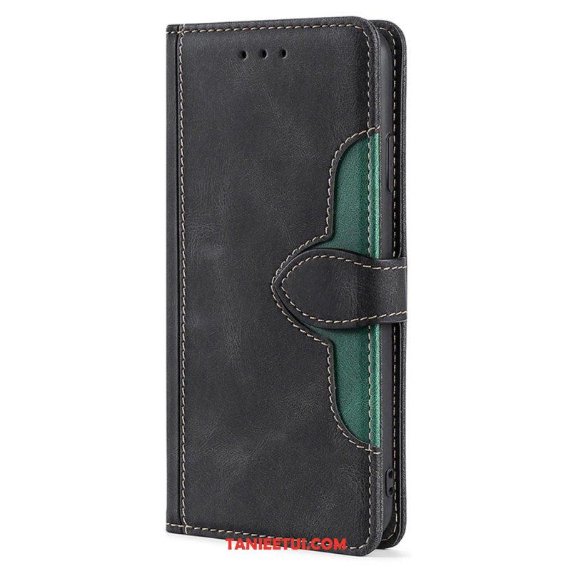 Etui Folio do Xiaomi Redmi Note 12 Pro Dwukolorowy Kwiatowy