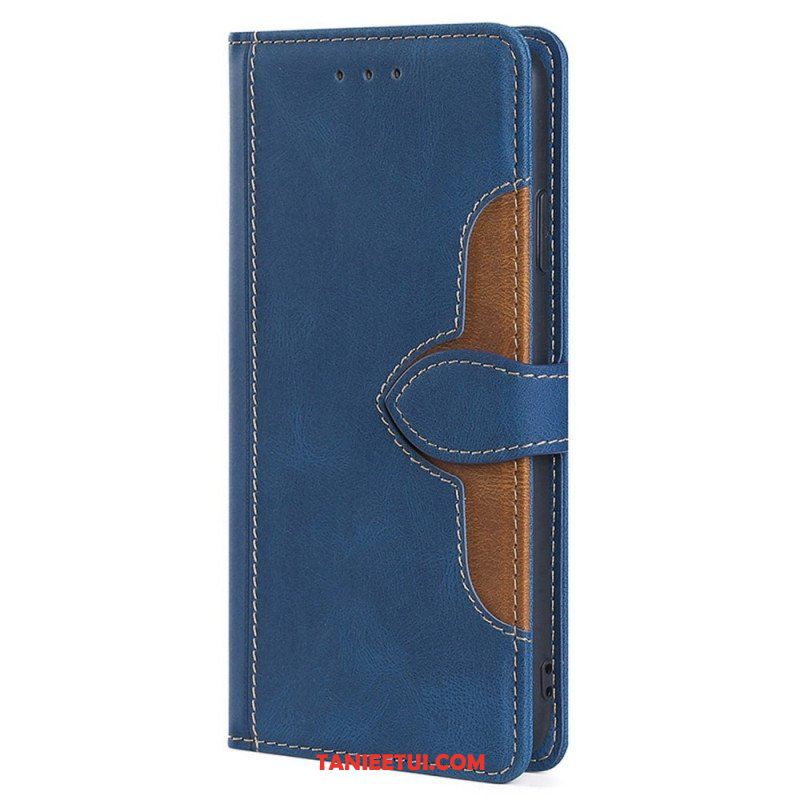 Etui Folio do Xiaomi Redmi Note 12 Pro Dwukolorowy Kwiatowy