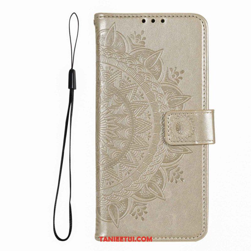 Etui Folio do Xiaomi Redmi Note 12 Pro Mandala Sun Ze Smyczą