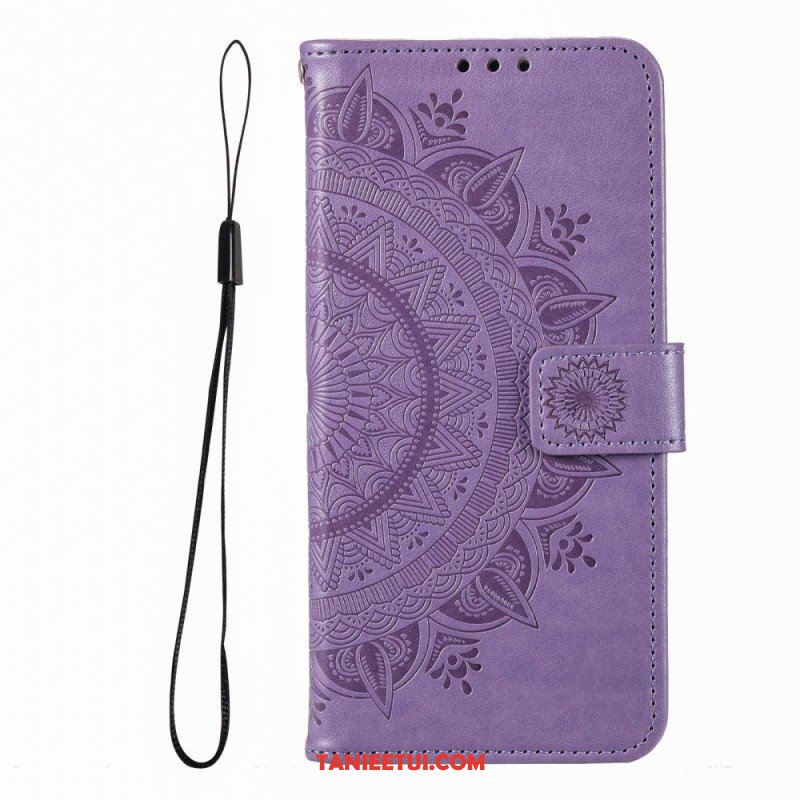 Etui Folio do Xiaomi Redmi Note 12 Pro Mandala Sun Ze Smyczą