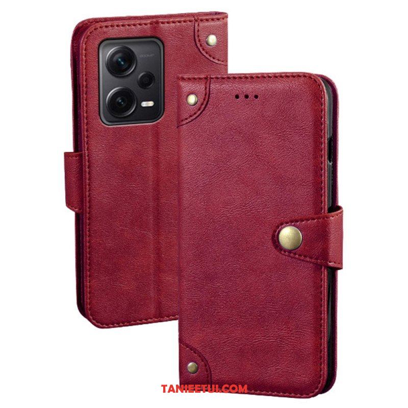 Etui Folio do Xiaomi Redmi Note 12 Pro Plus Przycisk Magnetyczny