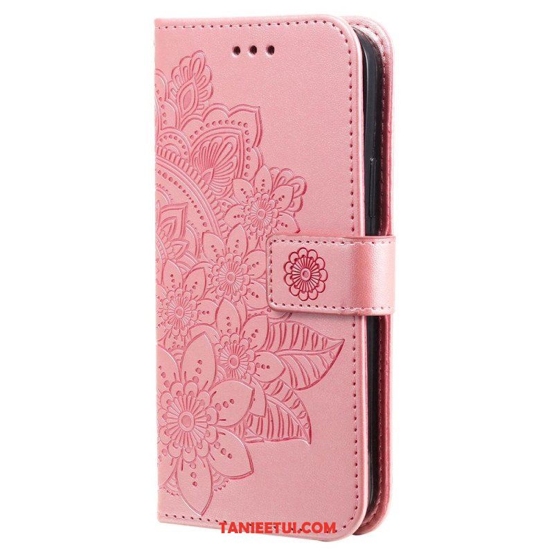 Etui Folio do Xiaomi Redmi Note 12 Pro z Łańcuch Mandala Kwiatowa Na Pasku