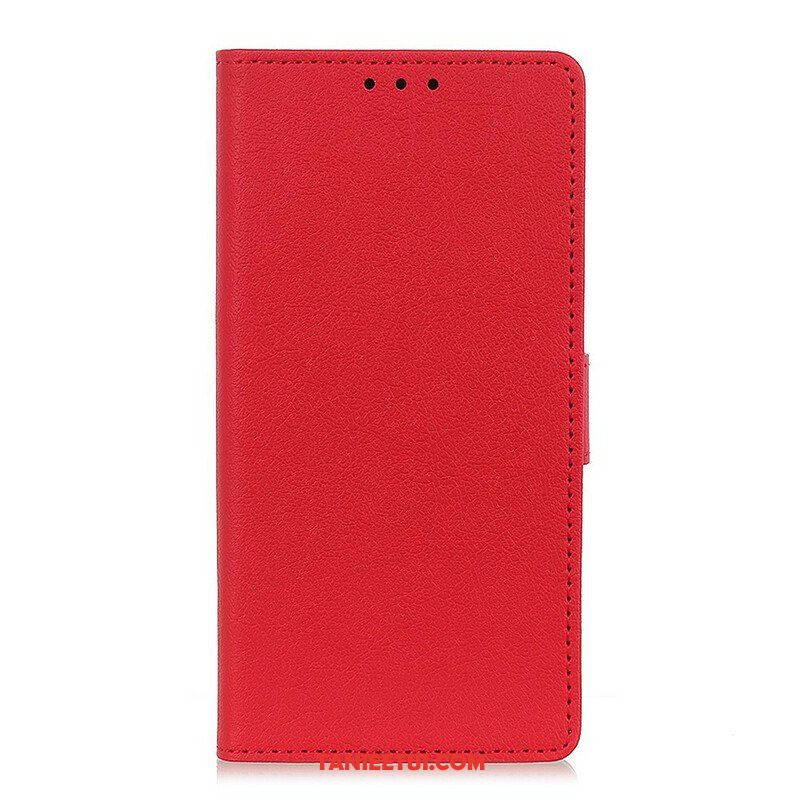 Etui Folio do iPhone 13 Mini Klasyczny Efekt Skóry