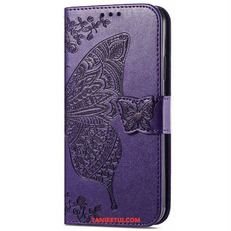 Etui Folio do iPhone 13 Mini Pół Motyle