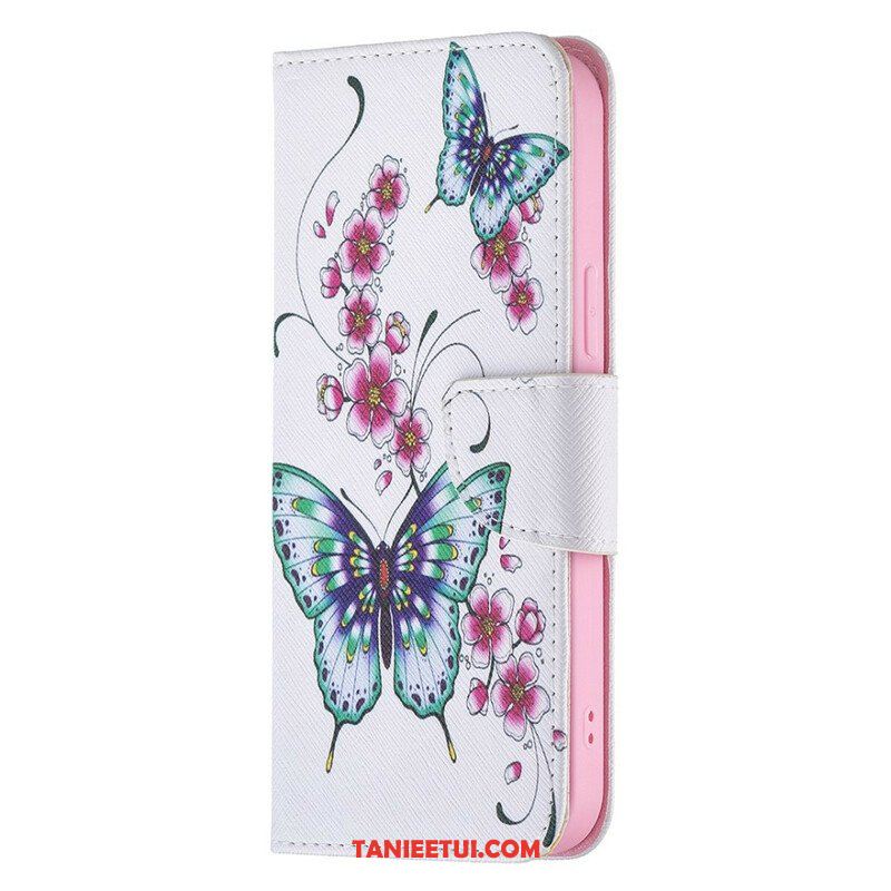 Etui Folio do iPhone 13 Pro Max Niesamowite Motyle