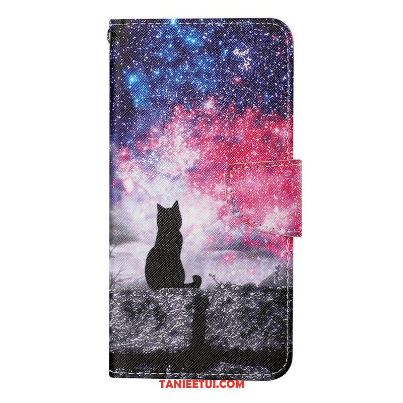 Etui Folio do iPhone 13 Pro Opowieści O Kotach Ze Smyczą