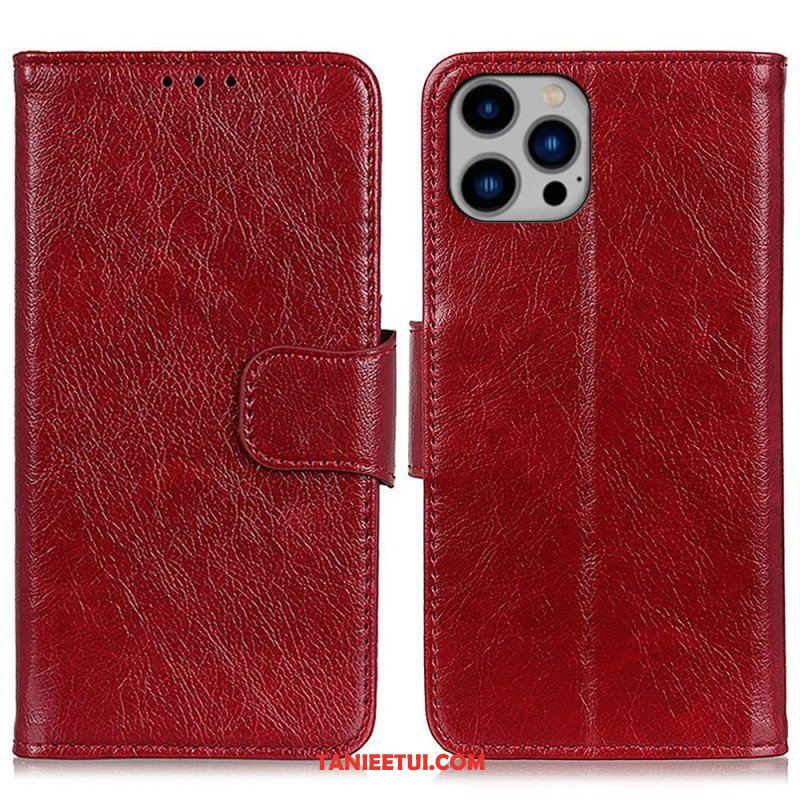 Etui Folio do iPhone 14 Plus Dwoina Skóry Nappa