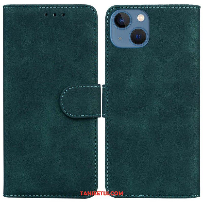 Etui Folio do iPhone 14 Plus Stylowa Skórzana Moda