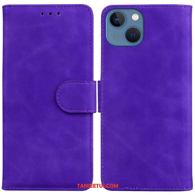 Etui Folio do iPhone 14 Plus Stylowa Skórzana Moda