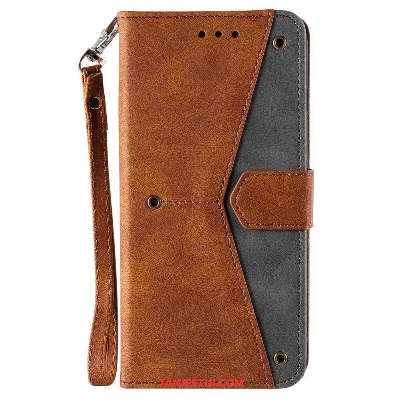 Etui Folio do iPhone 14 Szwy W Dotyku