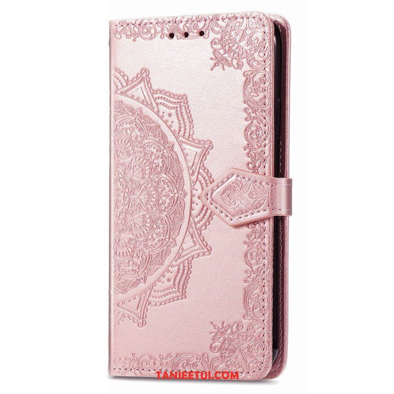 Etui Folio do iPhone 15 Pro Mandala Barokowa