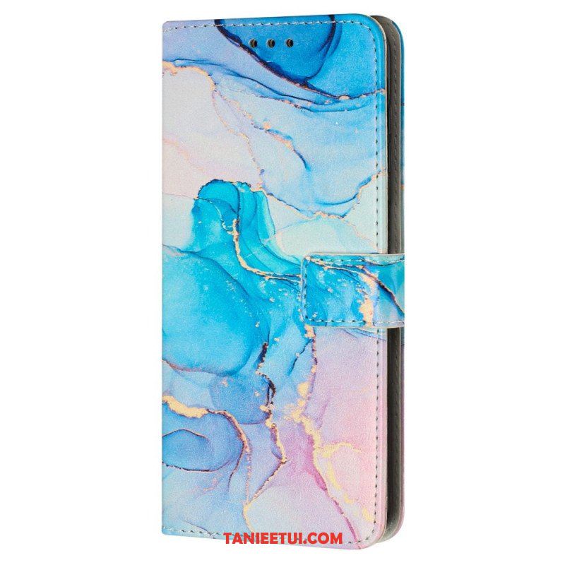 Etui Folio do iPhone 15 Pro Max Styl Marmurkowy