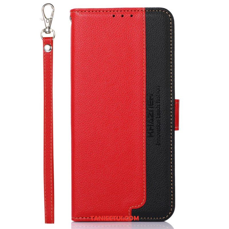 Etui Folio do iPhone 15 Rfid Khazneh