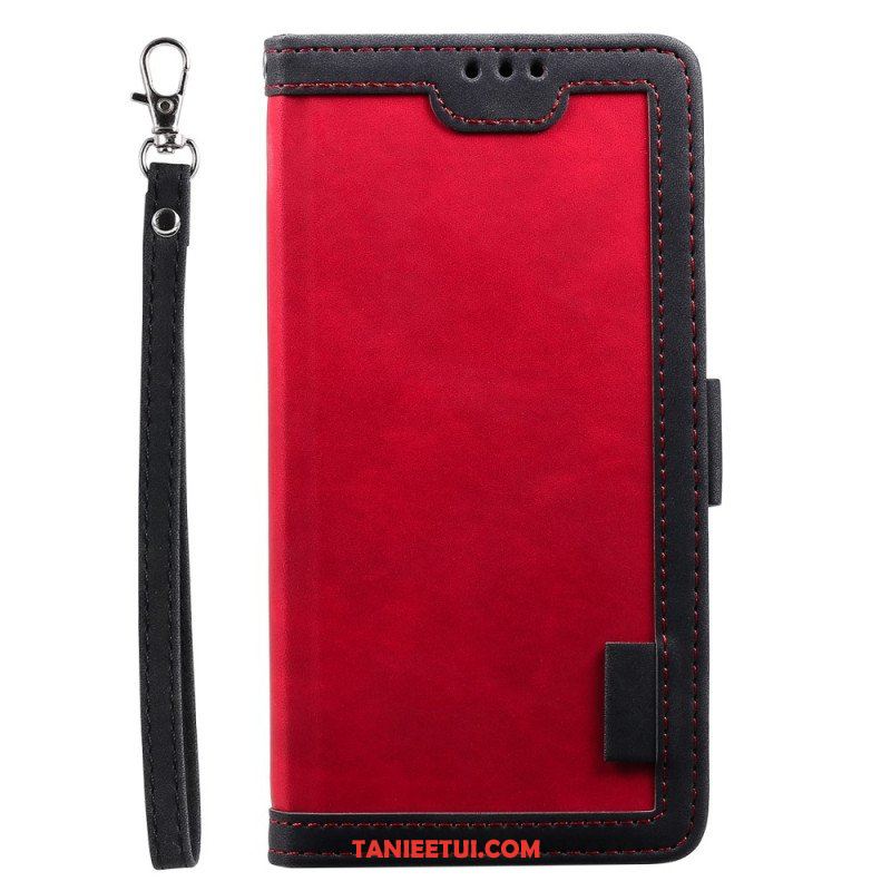 Etui Folio do iPhone 15 Styl Vintage