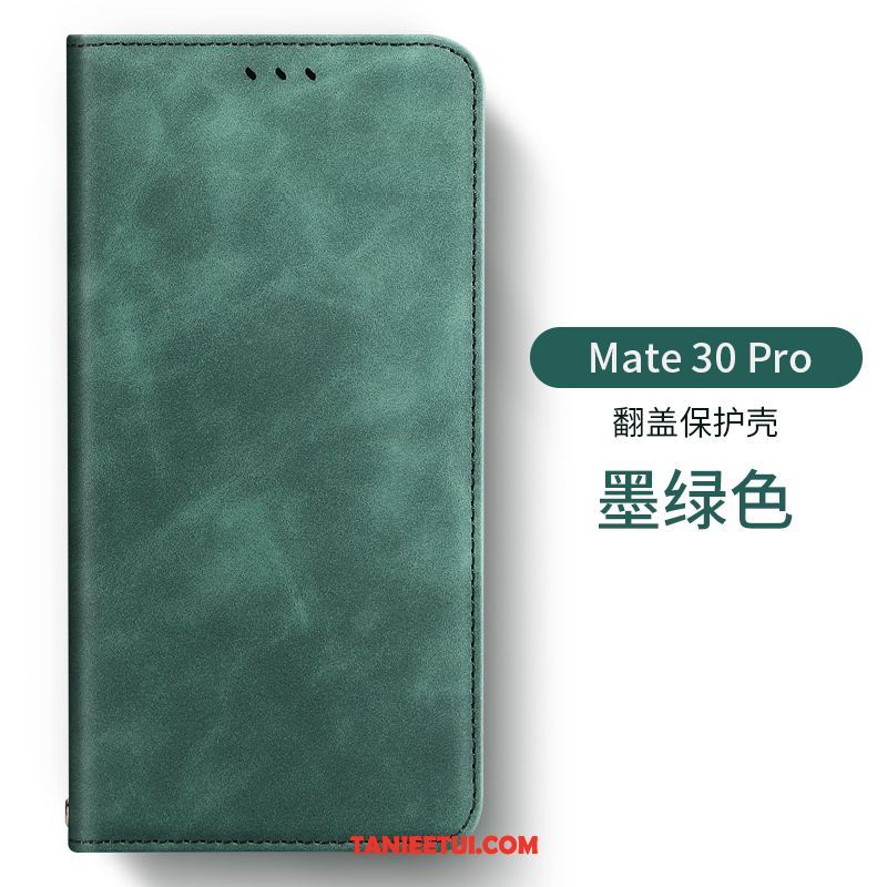 Etui Huawei Mate 30 Pro Telefon Komórkowy Zamszowe All Inclusive, Futerał Huawei Mate 30 Pro Miękki Zielony Modna Marka