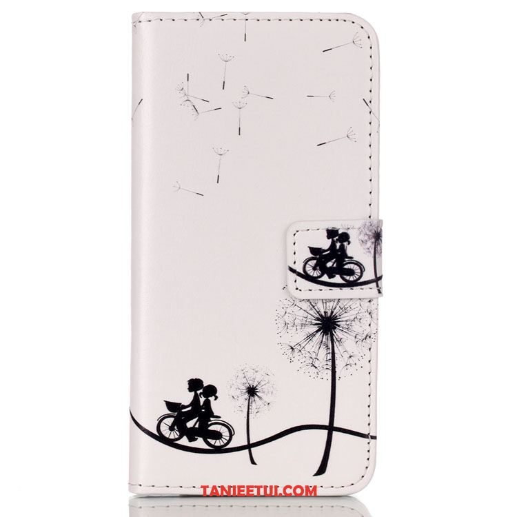 Etui Huawei Y6 2018 Mniszek Lekarski Młodzież Relief, Obudowa Huawei Y6 2018 Wzór Różowy Kolor