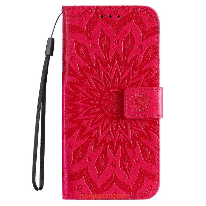 Etui Na Telefon Pokrowce do Xiaomi 12T / 12T Pro z Łańcuch Mandala Słoneczna Na Ramiączkach