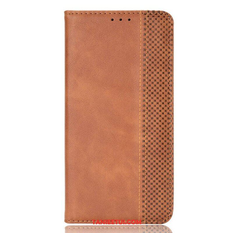 Etui Na Telefon do Google Pixel 6 Etui Folio Stylizowany Efekt Skóry W Stylu Vintage