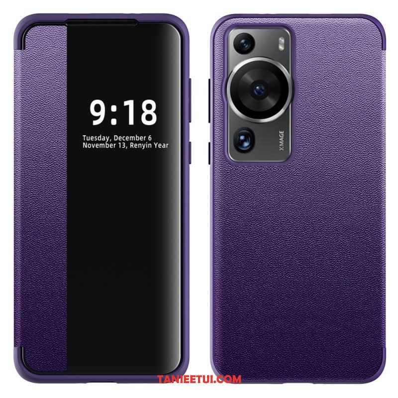 Etui Na Telefon do Huawei P60 Pro Imitacja Skóry