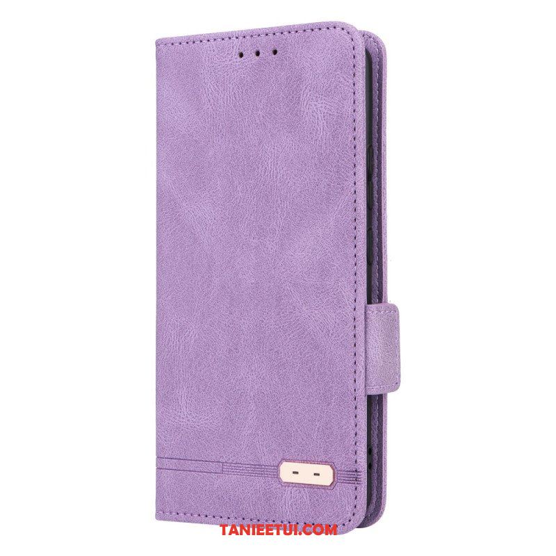 Etui Na Telefon do Moto G73 5G Etui Folio Rzemienna Tekstura