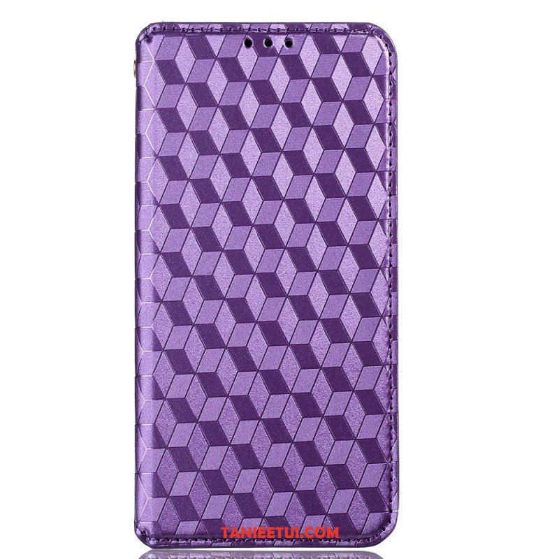 Etui Na Telefon do Oppo Reno 8 Pro Etui Folio Skórzany Efekt Sześcianu 3d