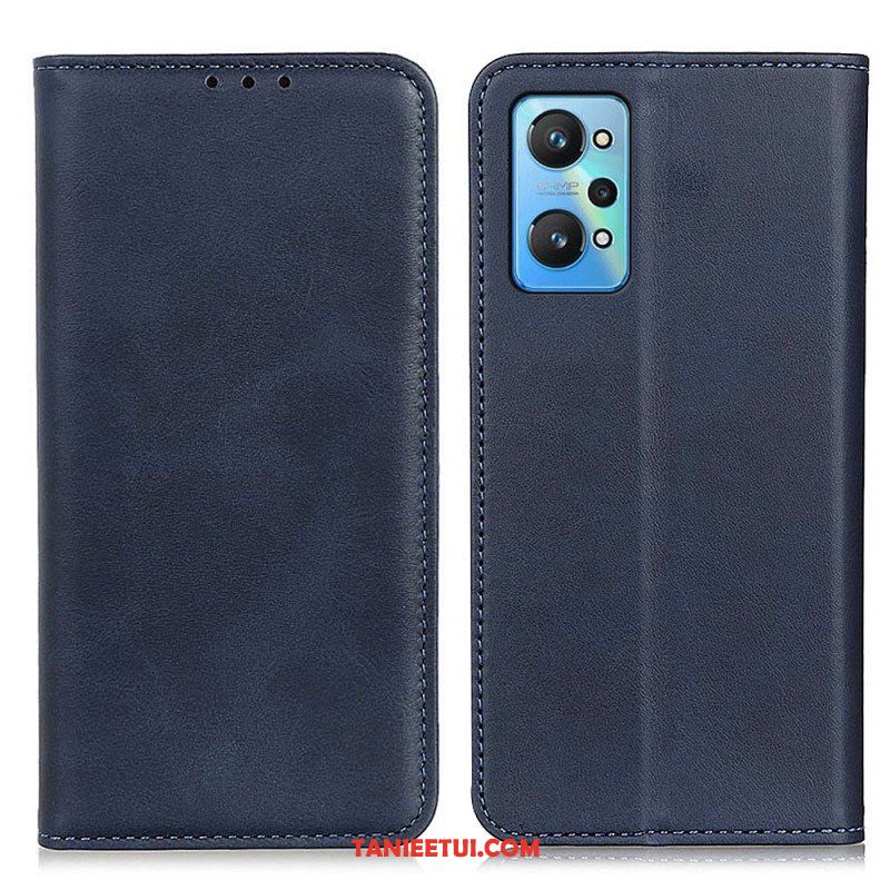 Etui Na Telefon do Realme GT Neo 3T / Neo 2 Etui Folio Elegancka Dwoina Skórzana