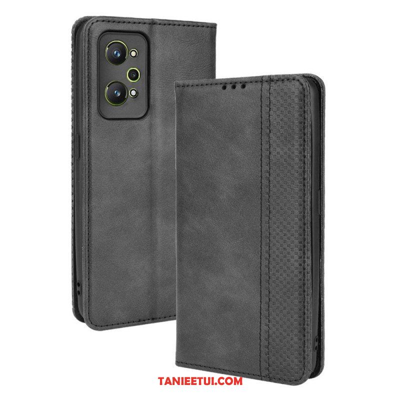 Etui Na Telefon do Realme GT Neo 3T / Neo 2 Etui Folio Stylizowany Efekt Skóry W Stylu Vintage