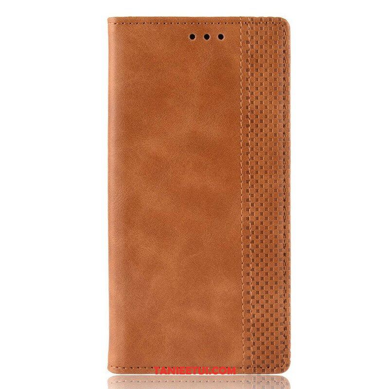 Etui Na Telefon do Samsung Galaxy A42 5G Etui Folio Stylizowany Efekt Skóry W Stylu Vintage