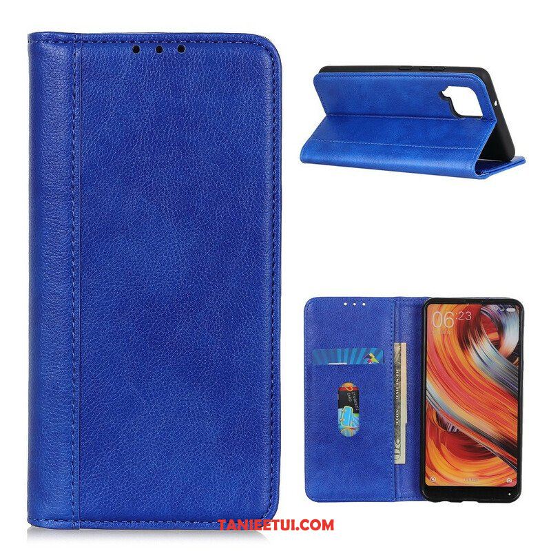 Etui Na Telefon do Samsung Galaxy M12 / A12 Etui Folio Kolorowa Dwoina Skóry