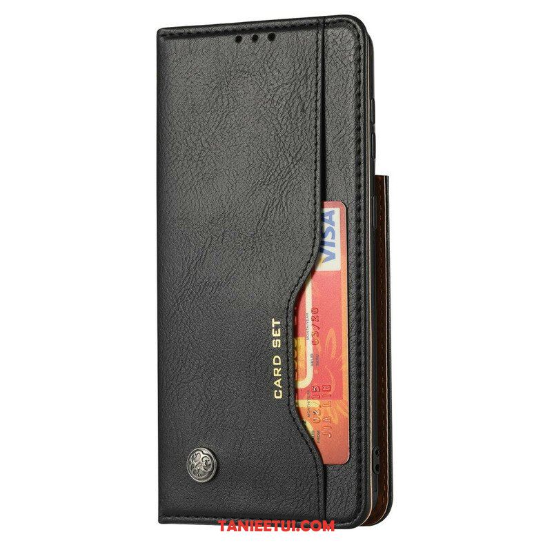 Etui Na Telefon do Samsung Galaxy S21 5G Etui Folio Etui Na Karty Ze Sztucznej Skóry