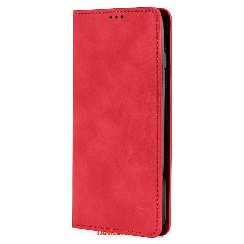 Etui Na Telefon do Samsung Galaxy S22 5G Etui Folio Dotyk Skóry