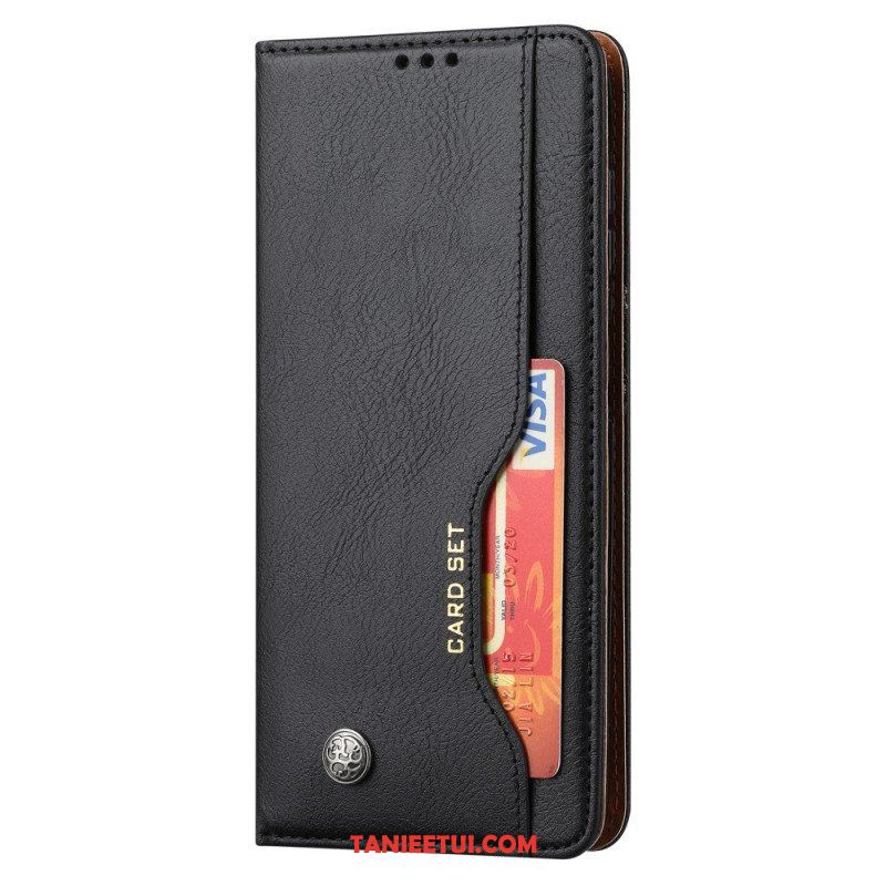 Etui Na Telefon do Samsung Galaxy S23 5G Etui Folio Etui Na Karty Ze Sztucznej Skóry