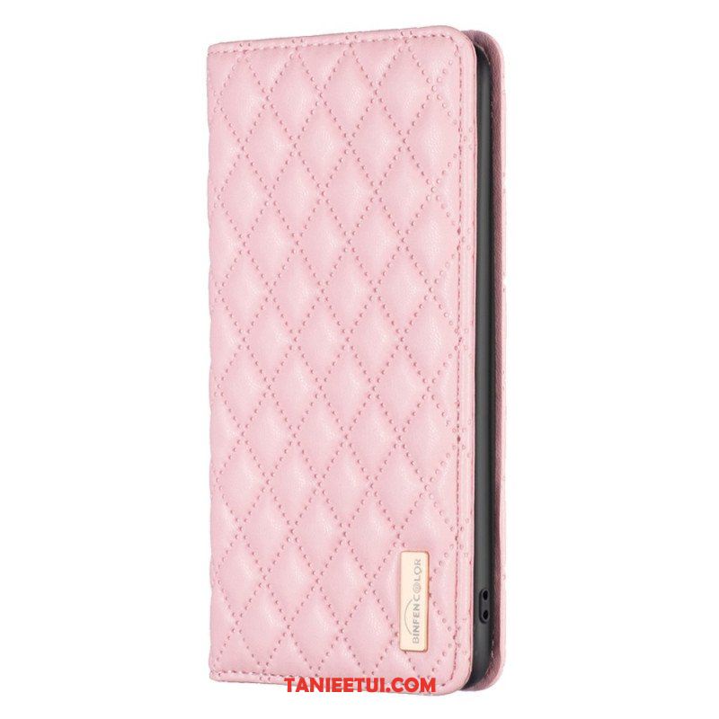 Etui Na Telefon do Samsung Galaxy S23 5G Etui Folio Pikowany Binfen Kolor