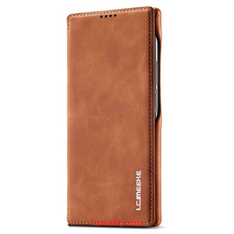 Etui Na Telefon do Samsung Galaxy S23 Ultra 5G Etui Folio Efekt Skóry Lc.imeeke Efekt Skóry