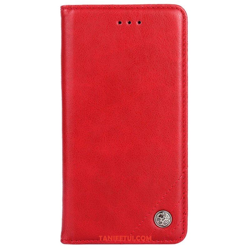 Etui Na Telefon do Sony Xperia 10 IV Etui Folio Ozdobny Nit Ze Sztucznej Skóry