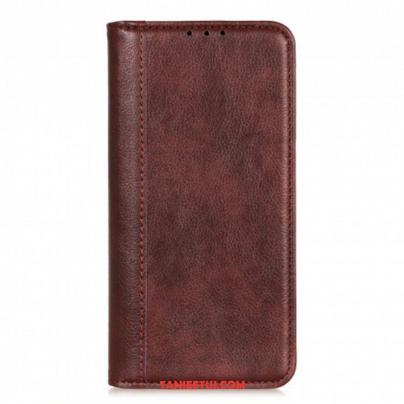 Etui Na Telefon do Sony Xperia 5 III Etui Folio Elegancka Dwoina Skóry Liczi