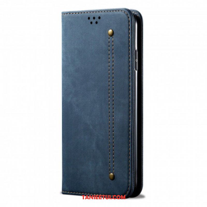 Etui Na Telefon do Xiaomi Redmi Note 10 / 10S Etui Folio Tkanina Dżinsowa