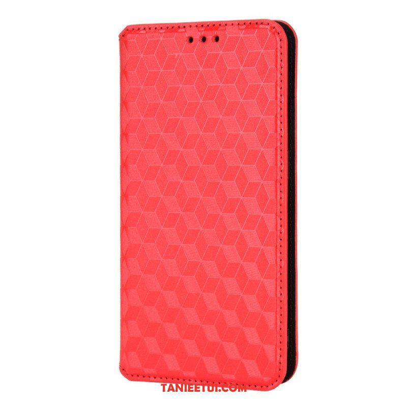 Etui Na Telefon do Xiaomi Redmi Note 11 / 11S Etui Folio Efekt Diamentowej Skóry 3d