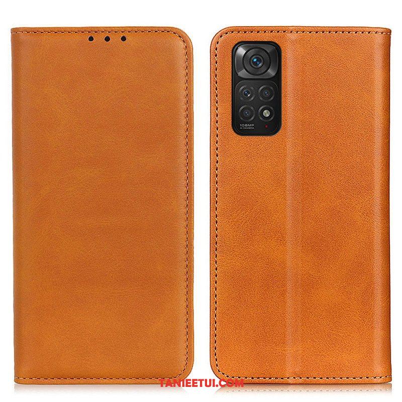 Etui Na Telefon do Xiaomi Redmi Note 11 / 11S Etui Folio Elegancka Dwoina Skórzana