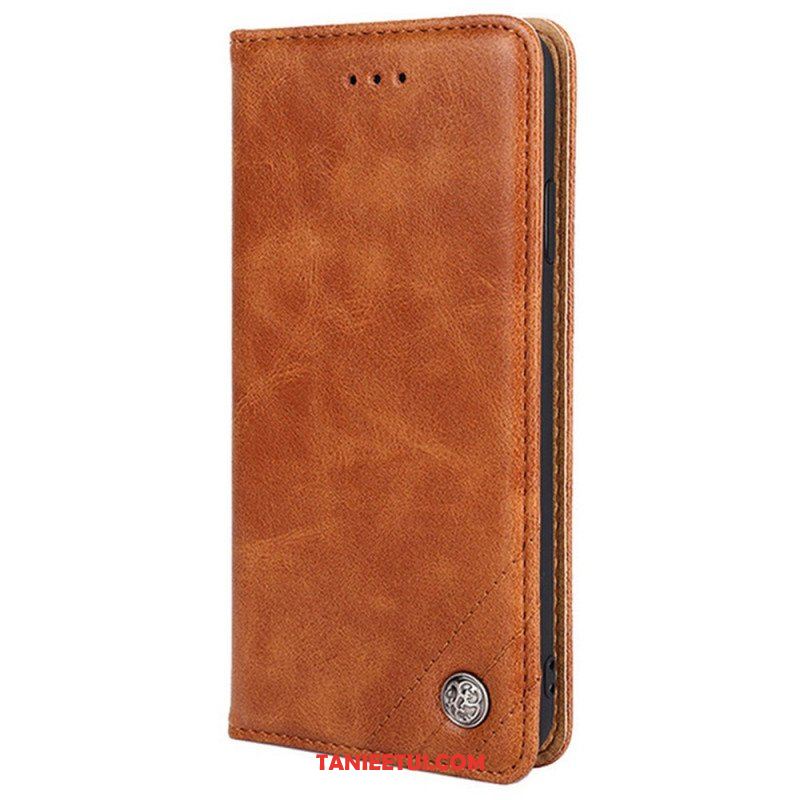 Etui Na Telefon do Xiaomi Redmi Note 11 Pro / 11 Pro 5G Etui Folio Stylowy Skórzany Nit