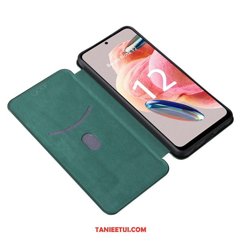 Etui Na Telefon do Xiaomi Redmi Note 12 4G Etui Folio Włókno Węglowe