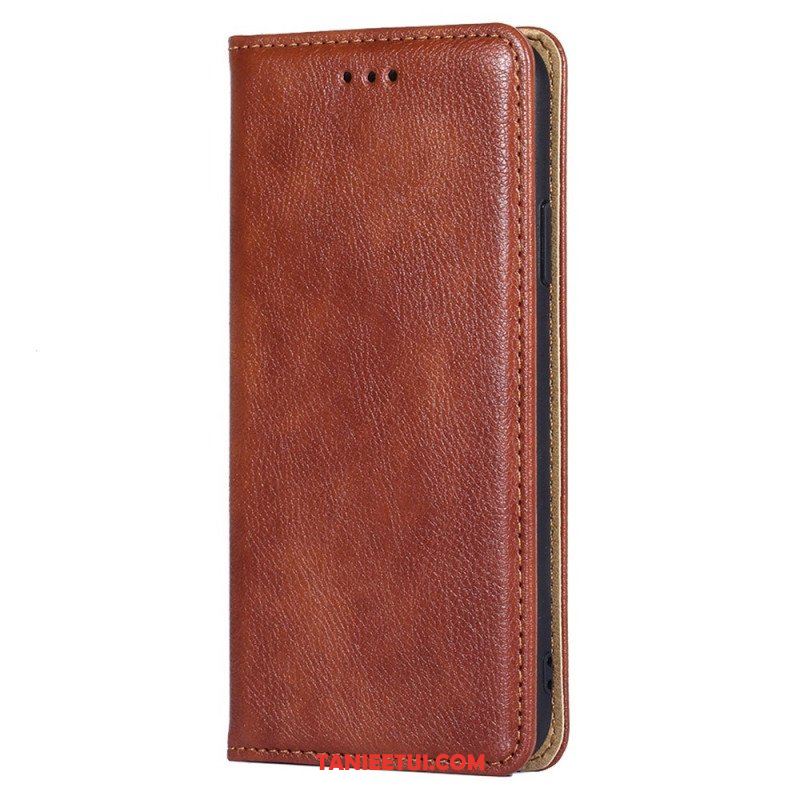 Etui Na Telefon do Xiaomi Redmi Note 12 5G Etui Folio Przeszycia Ze Sztucznej Skóry