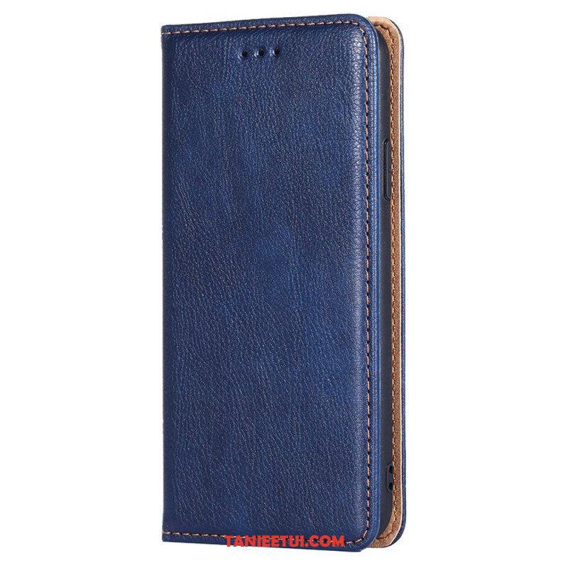 Etui Na Telefon do Xiaomi Redmi Note 12 5G Etui Folio Przeszycia Ze Sztucznej Skóry