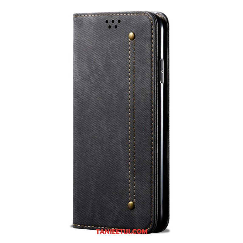 Etui Na Telefon do Xiaomi Redmi Note 12 5G Etui Folio Tkanina Dżinsowa