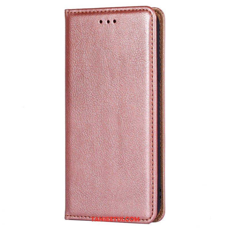 Etui Na Telefon do Xiaomi Redmi Note 12 Pro Etui Folio Przeszycia Ze Sztucznej Skóry