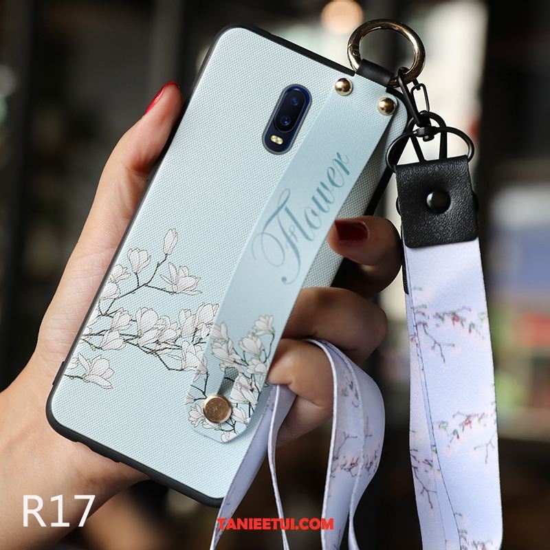 Etui Oppo R17 Ochraniacz Niebieski Anti-fall, Futerał Oppo R17 Gwiazda Miękki Telefon Komórkowy