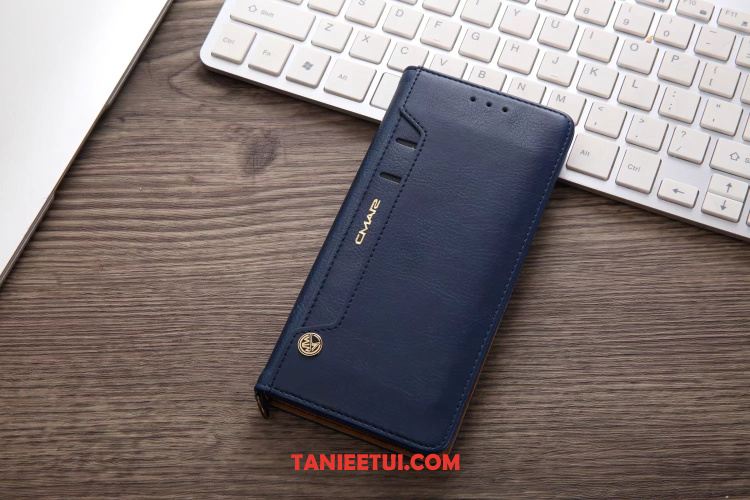 Etui Samsung Galaxy Note 8 Skórzany Futerał Czerwony Wspornik, Pokrowce Samsung Galaxy Note 8 Magnetyzm Karta Gwiazda