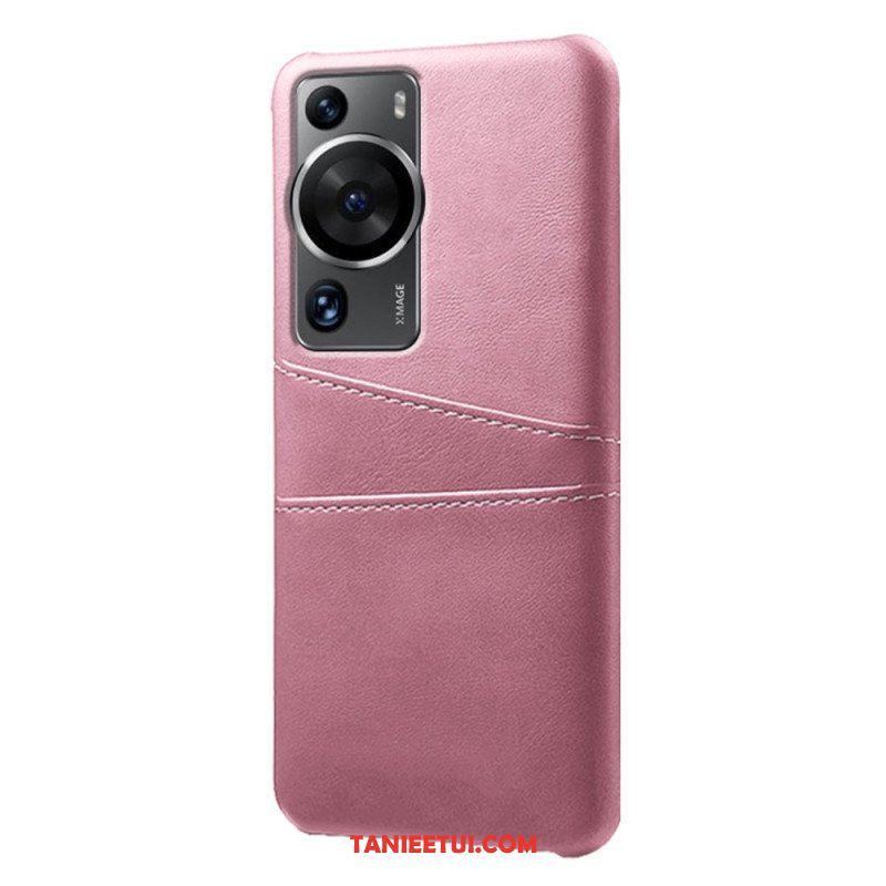 Etui do Huawei P60 Pro Etui Na Karty Z Efektem Skóry